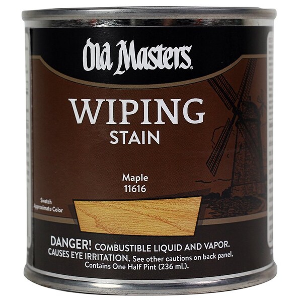 Old Masters 1/2 Pt Maple Oil-Based Wiping Stain 11616 - main