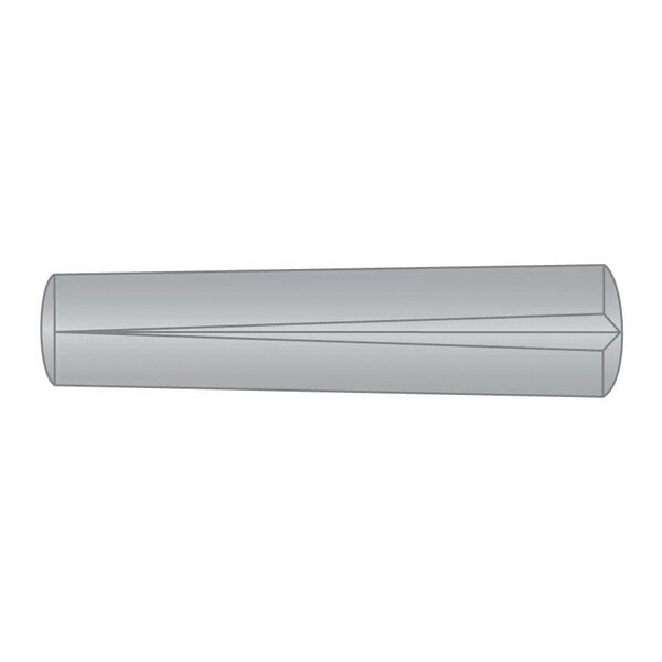 Huyett Type A Grooved Pin, 316 Stainless Steel, 0.250 in Dia x 0.875 in Length GPS6-0250-0875A - main