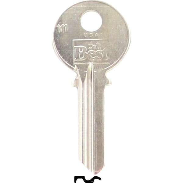 Kaba Ilco Do it Best Yale Nickel Plated House Key, Y1 / 999-Y1 DIB, 10PK AP99990905 - main