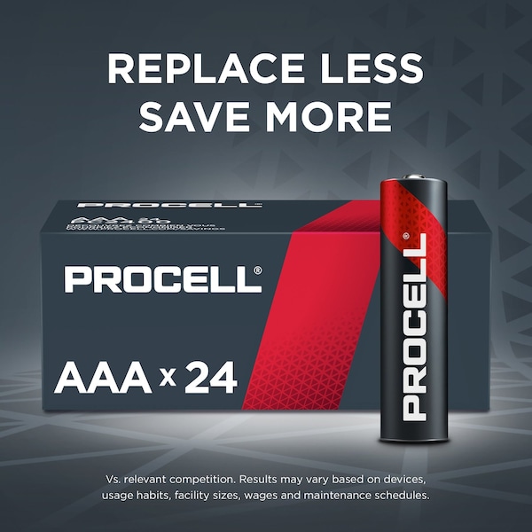 Duracell Procell Constant AAA Alkaline Battery, 1.5V DC, PK24 PC2400BKD - main