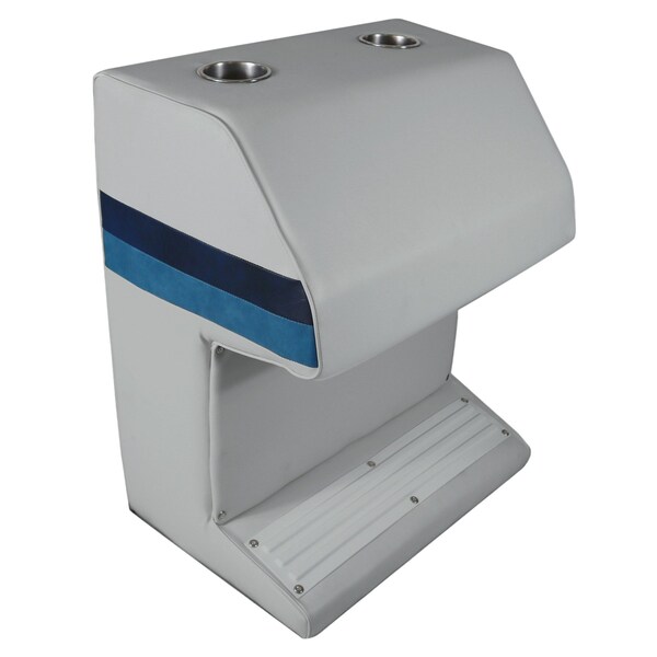 Horizon Mfg Premium Series Pontoon Captain, Steering Stand Gray/Navy/Blue 3005-ABDK - main