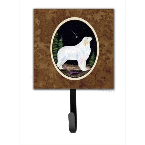 Carolines Treasures Starry Night Great Pyrenees Leash Holder Or Key Hook SS8471SH4 - main