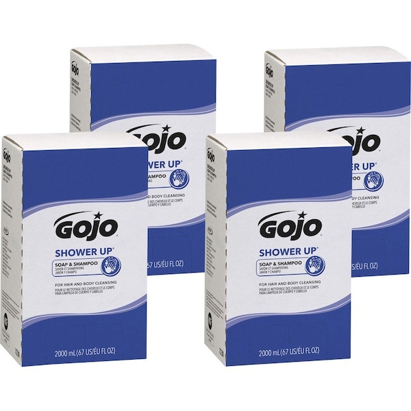 Gojo SHOWER UP Soap & Shampoo, 2000mL PRO TDX Refill, PK4 7230-04 - main