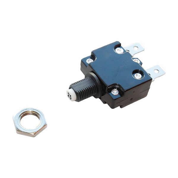 Optifuse Circuit Breaker, CBW57 Series, 30A, 250V AC, 1kA at 250V AC, 300A at 50V DC CBW57-ES-25A-5H - main