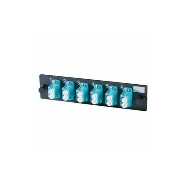 Ortronics 6F DUPLEX/12 FIBER PANEL LC MM, QUAD LOADED FOR FC SERIES ENCL OFP-LCD12LC - main