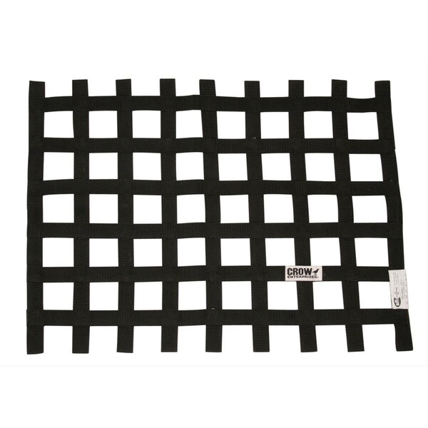 Crow Enterprises 11614 Sprint Car Window Net Black SFI 37.1 Approved CRW11614 - main