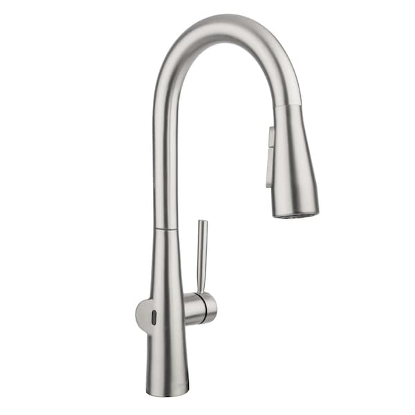Brondell Jema High Efficiency Touchless Pull Down Kitchen Faucet - SpotClear Stainless Steel KFS15-SRS - main