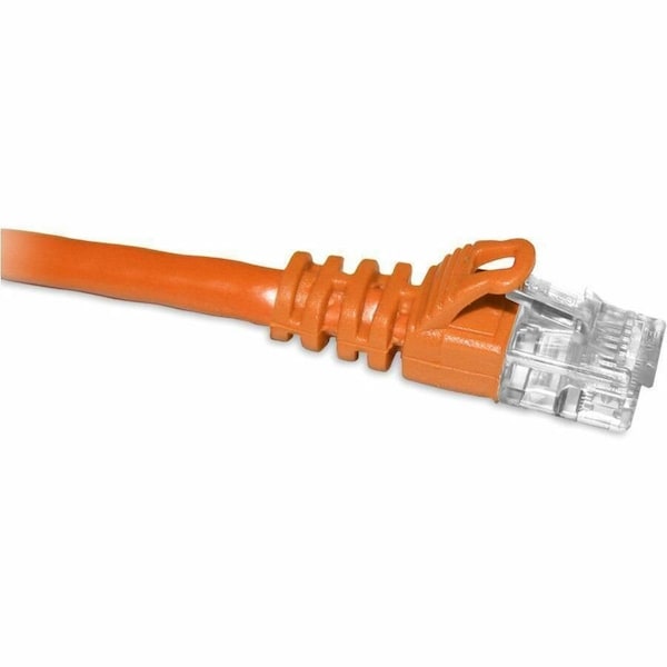 Enet Cat6A Orange 3Ft Molded Boot Patch Cable C6A-OR-3-ENC - main