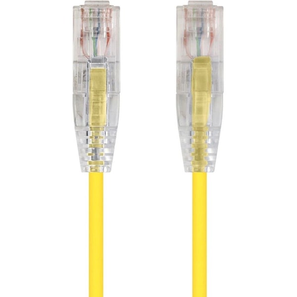 Monoprice Slimrun Cat6 Utp Cable-1Ft Yellow 13521 - main