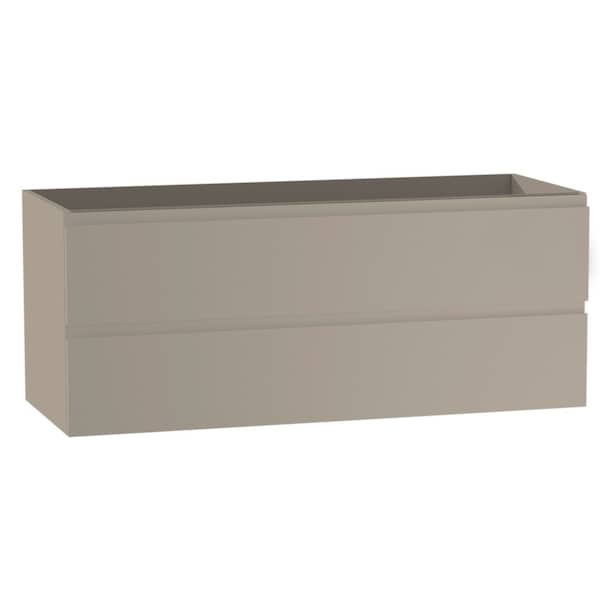 Homeroots 40" Light Brown Wood Freestanding Bathroom Vanity With White Sink And Two Drawers 627499 - main