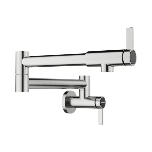 Blanco culina Pot Filler 1.5 GPM, PVD Steel 527484 - main