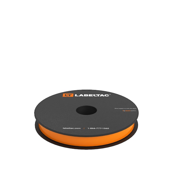 Labeltac LabelTac 4 and Pro Model High Performance 10-Year Vinyl Supply 0.5in x 150ft, Hi-Vis Orange LT0521HP - main