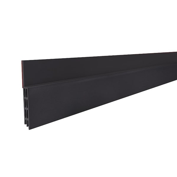 Frost King Self-Stick Sweep, 36 in L, 1-1/2 in W, Vinyl Insert EZ111BK - main