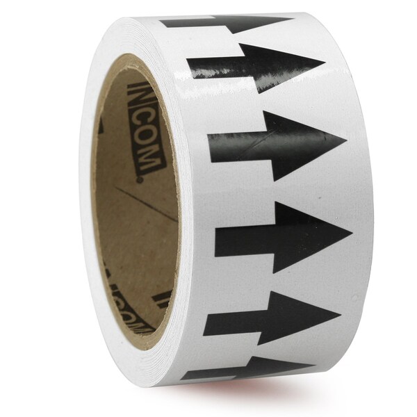 Accuform DIRECTIONAL FLOW ARROW TAPES 2 in x RAW453BKWT - main