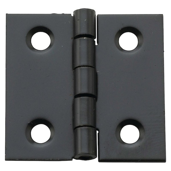 National Hardware Decorative Broad Hinge, 1 in H Door Leaf, 1/32 in Thick Door Leaf, Steel, Oil-Rubbed Bronze N211-019 - main