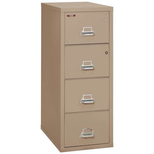 Fireking 4 Drawer, 1 Hr Fire Rated, Vertical, 31" Legal, Safe-In-A-File Taupe 4-2131-CTASF - main
