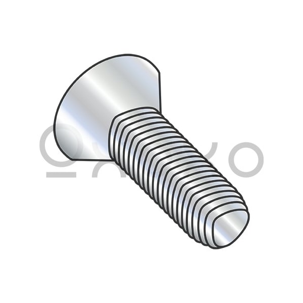 Oxoxo 8-32X1 Phillips Flat Taptite Alternative Thread Rolling Scrw Fully Thrd Zinc Bake & Wax, 5000PK 128607 - main