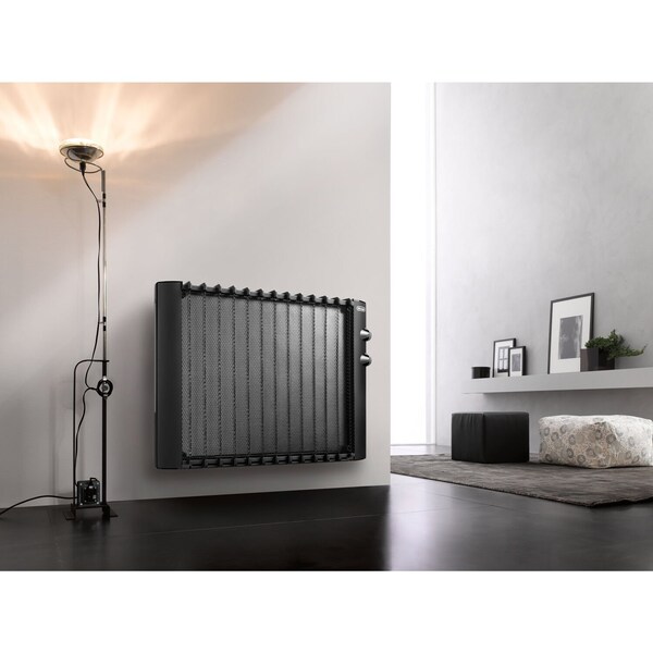 Delonghi Black Mica Panel Heater HMP1500 | Zoro