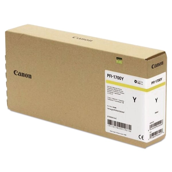 Canon Lucia Ink (PFI-1700), Yellow 0778C001AA - main