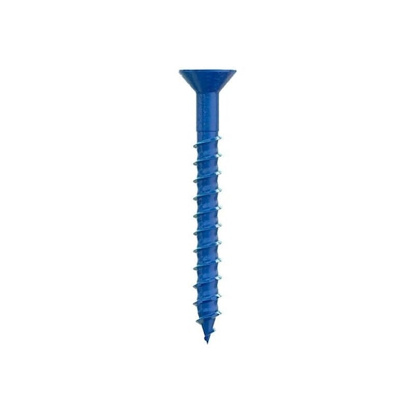Simpson Strong-Tie Titen Turbo Screw Anchor, 1/4 in Dia, 2-1/4 in L, Carbon Steel, Ceramic-Coated/Zinc TNT25214TFC8 - main