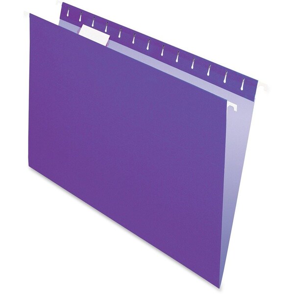 Tops Business Forms Pendaflex, COLORED HANGING FOLDERS, LETTER SIZE, 1/5-CUT TAB, VIOLET, 25PK 81611 - main