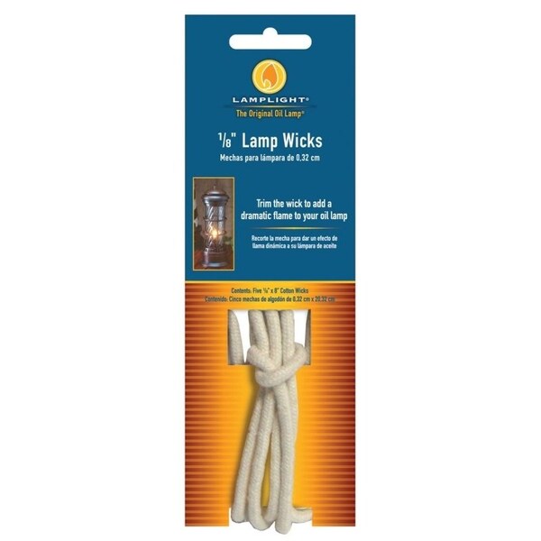 Lamplight Replacement Round Wick, Cotton, For: Most Oil Lamp With Ultra-Pure or Medallion Lamp Oil 9997 - main