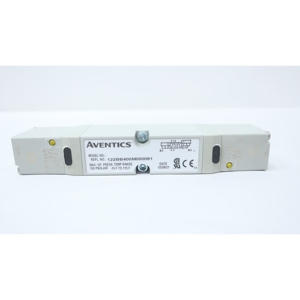 Aventics SOLENOID PILOT VALVE 24V-DC 150PSI 122BB400M000061 - main