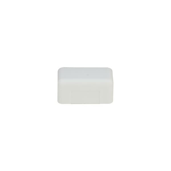 Cable Wholesale End Cap Raceway, FWT Series, White 31R2-005WH - main