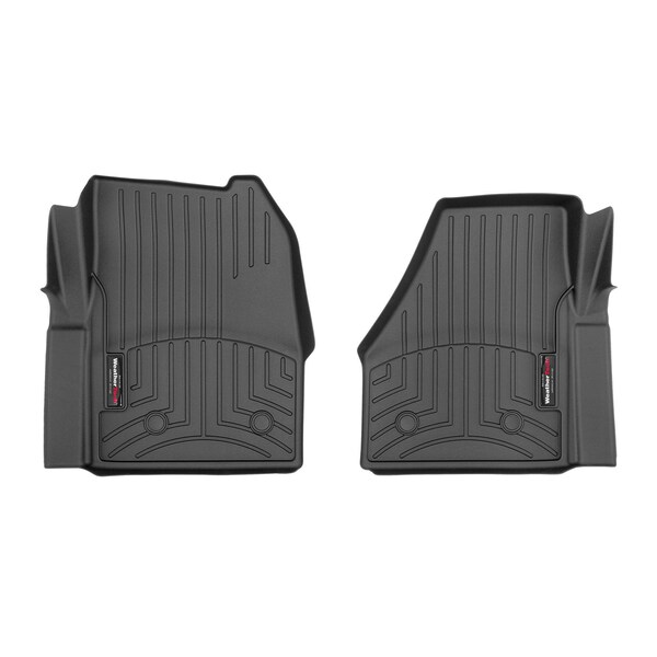 Weathertech Black, Front FloorLiner for Vinyl Floors 4416301V - main