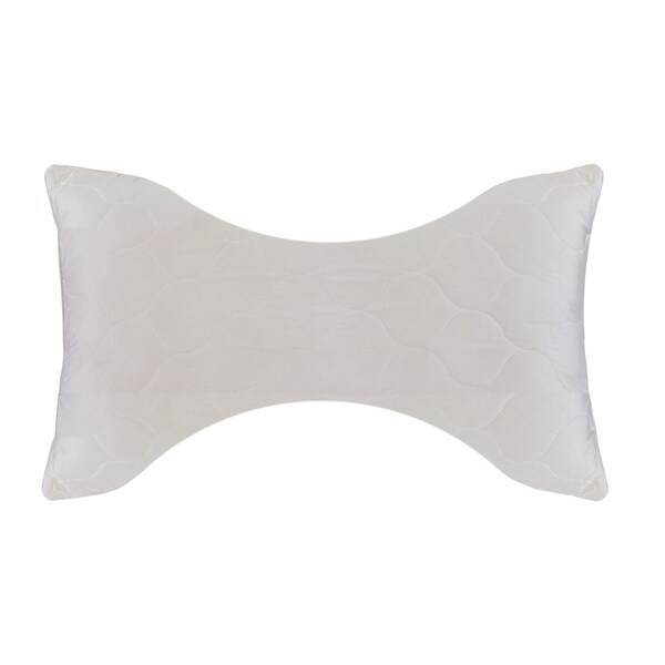 Homeroots Cotton Wool Hypoallergenic Ergonomic Queen Size Bed Pillow 551581 - main