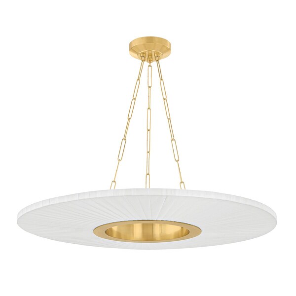 Hudson Valley Lighting Prattsburgh 40 in. Chandelier Aged Brass 2540-AGB - main