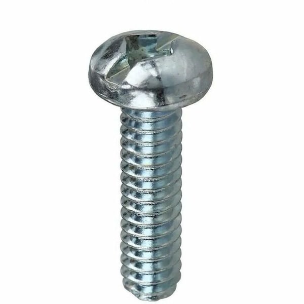 Dottie #10-32 x 1/2 in Combination Slotted/Square Round Machine Screw, Zinc Plated Carbon Steel, 100 PK RMDS103212 - main