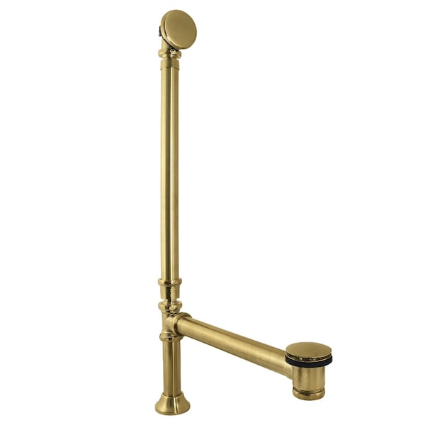 Kingston Brass Double Swivel Toe Touch Waste and Overflow, Brushed Brass CC2717 - main