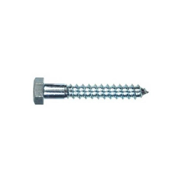 Hillman Lag Screw, 1/2 in, 4 in, Hex Hex Drive 230131 - main