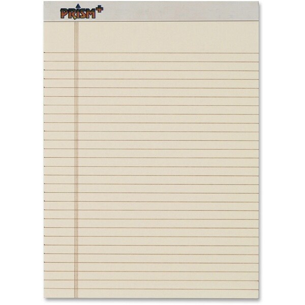 Tops Business Forms TOPS, PRISM + COLORED WRITING PADS, WIDE/LEGAL RULE, 8.5 X 11.75, IVORY, 12PK 63130 - main