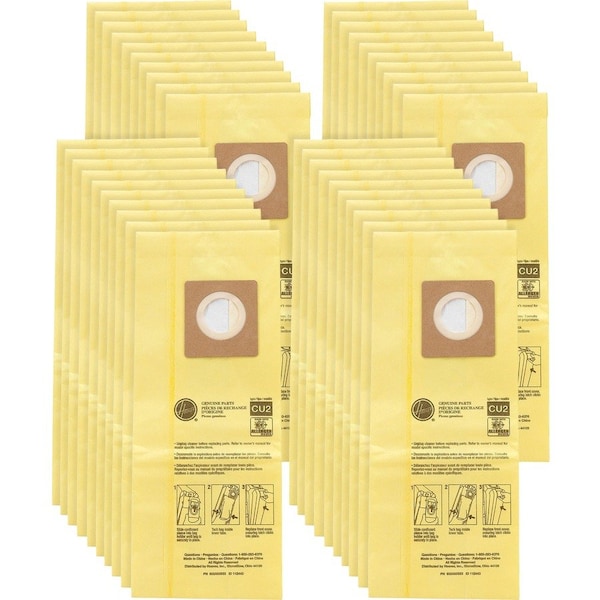 Hoover HushTone Vacuum Bags, Yellow, 40PK AH10243 - main