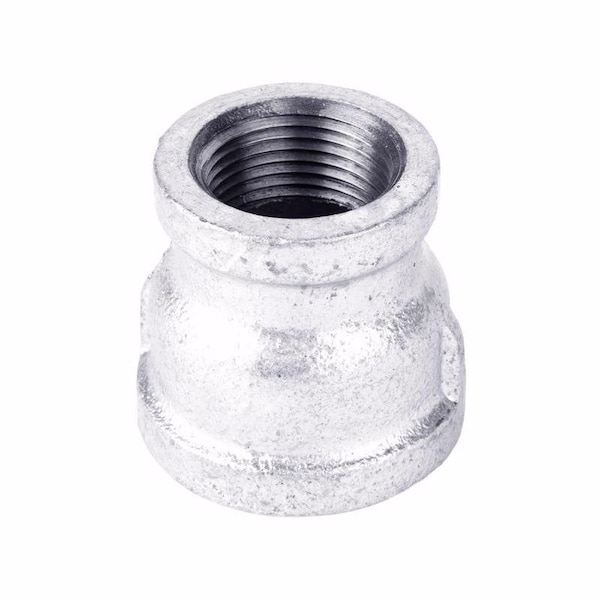 Stz Industries 3/4 in. FIP each X 1/4 in. D FIP Galvanized Malleable Iron Reducing Coupling 501861 - main
