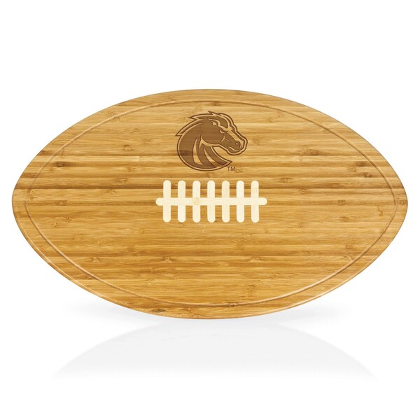 Picnic Time Family Of Brands NCAA Boise State Broncos Kickoff Football Cheese Board - Novelty Charcuterie Board 908-00-505-703-0 - main