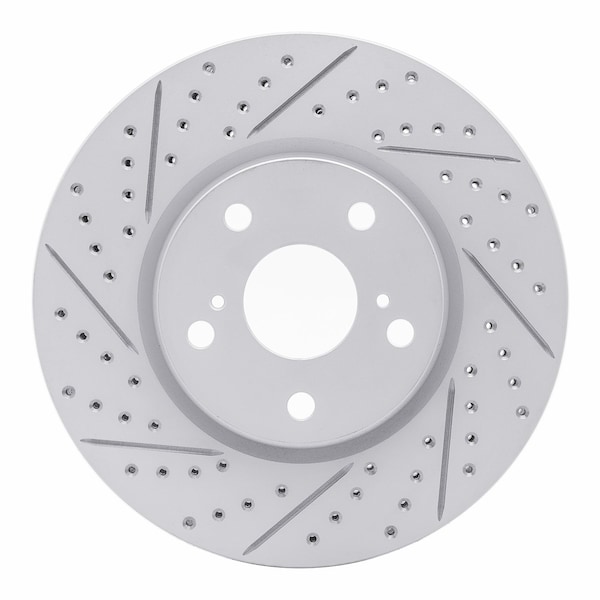 Dynamic Friction Co DFC Geoperformance Rotor - Drilled and Slotted 830-75014D - main