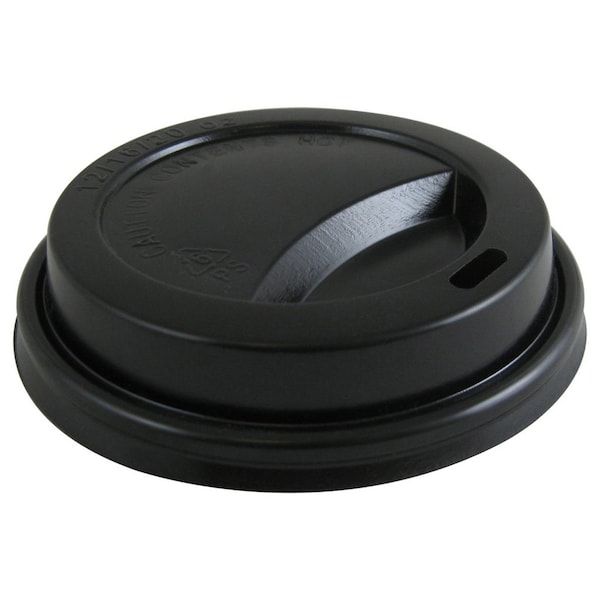 Rdi Cup Lids Black 10 and 12oz Cups 1000cs, 1000PK LID-RIP-12 - main