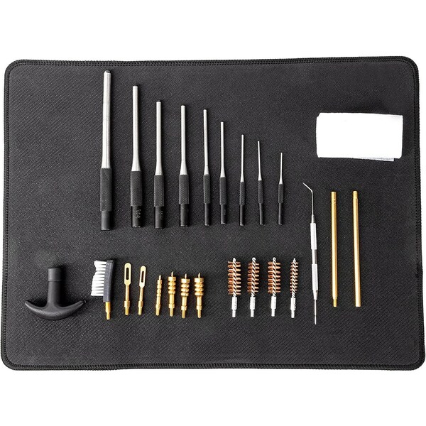 Neiko Pistol Cleaning Kit, 9mm, 22, 357, 38, 45, Hand Gun Cleaning Kit 02641A - main