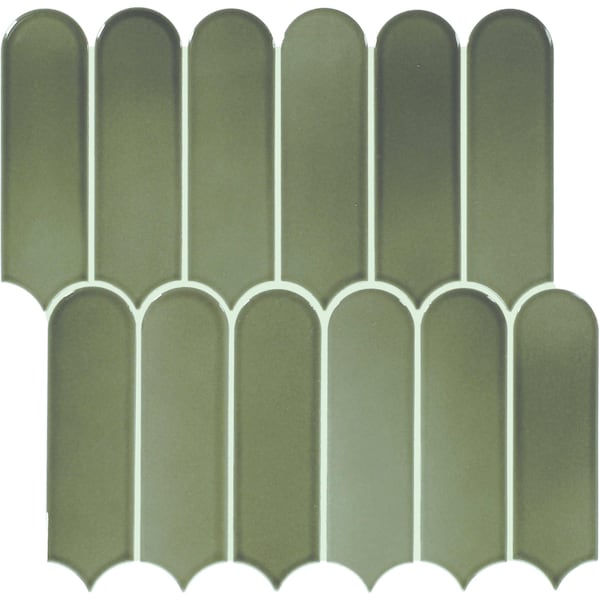 Daltile Artefino Vintage 2 x 6 Fish Scale Mosaic 10.00 SQFT/Carton, 10PK AR1726FHSCLMSGL - main
