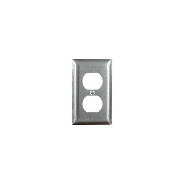 Pass & Seymour Wallplate, 1 -Gang, 302 Stainless Steel, Smooth SS8CC50 - main