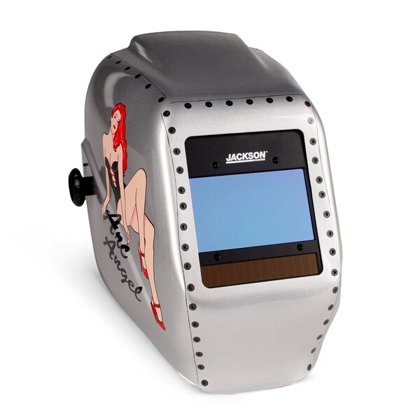 Jackson Safety Welding Helmet, Silver, Clear Lens 46130 - main