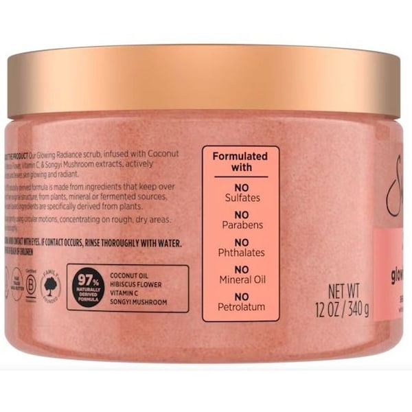 Shea Moisture Coconut and Hibiscus Glowing Radiance Shea Sugar Scrub, 12 Fluid Ounce 2266 - main
