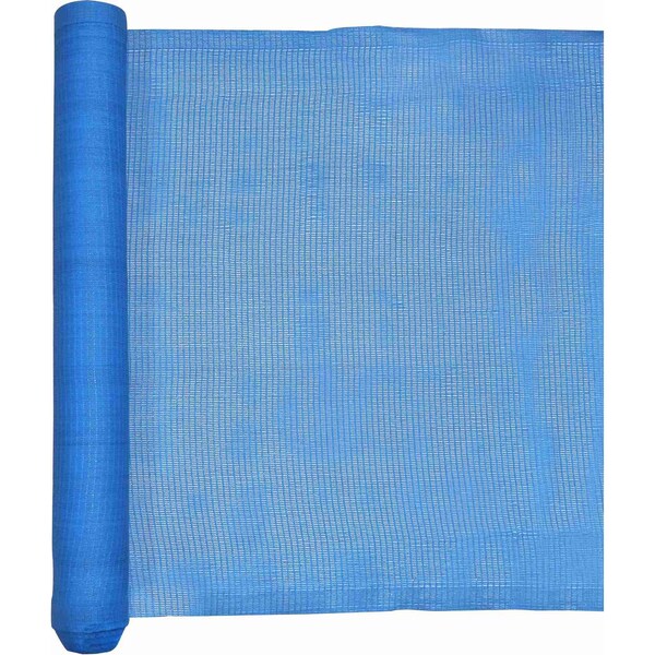 Ironwear 48in x 150' NFPA Flame Retardant Safety Debris Netting, 9.8lbs, Blue 1450-150-BL - main