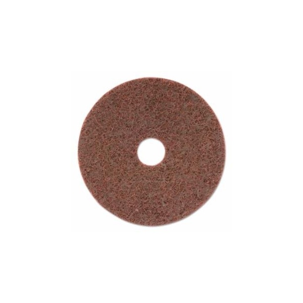 Cgw Abrasives Finishing Disc, Hook-and-Loop with Arbor Hole, 4-1/2 in dia, 12,000 RPM, Tan, 10PK 421-70029 - main