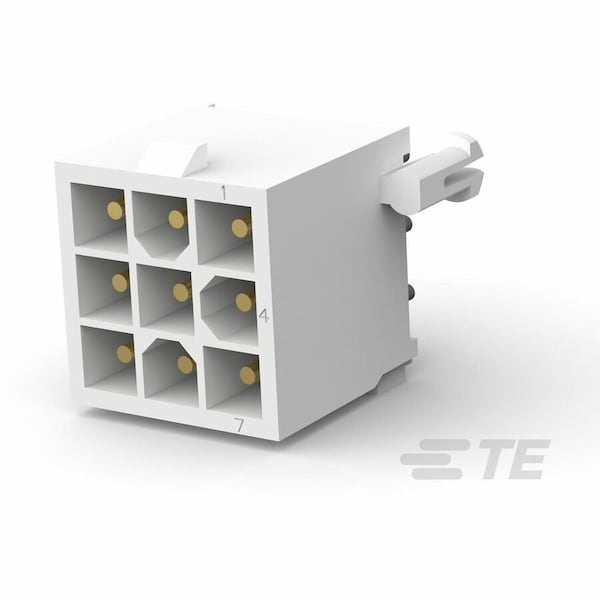 Te Connectivity AGASTAT Power Connector 9 Contacts Male Solder Terminal 1-770876-1 - main