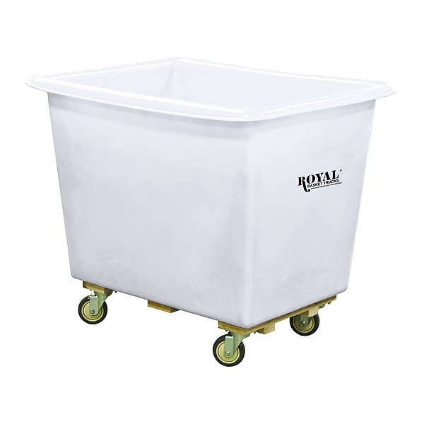Royal Basket Trucks Cube Truck, White, Polyurethane G20-WHX-PTA-4UNN - main