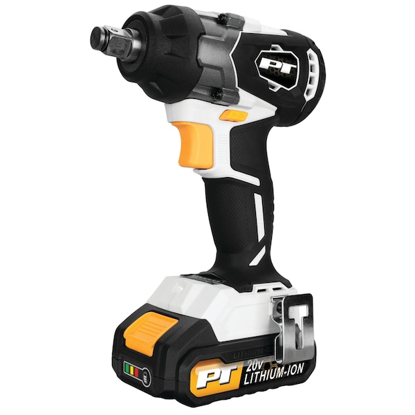 Performance Tool 20V Li-Ion 1/2 in. Impact Wrench, Brushless Motor, Auto-Stop, LED W7720 - main
